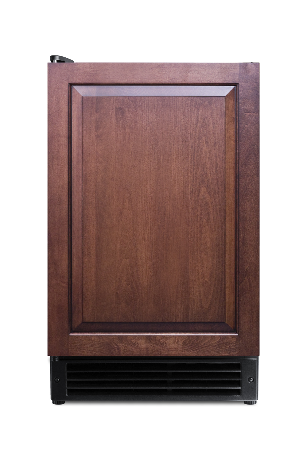 Built-in undercounter manual defrost icemaker with panel-ready door; no drain required